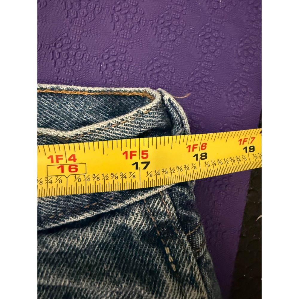 Wrangler Rugged Wear Jeans Mens 36x30 Blue Fleece Lined Insulated Denim - Picture 9 of 10